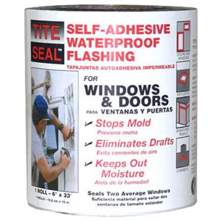 Cofair TS633 6 in. x 33 ft. Self-Adhesive Waterproof Flashing For Windows & Doors CO569093